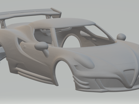 Alfa romeo race day 3D Print Model