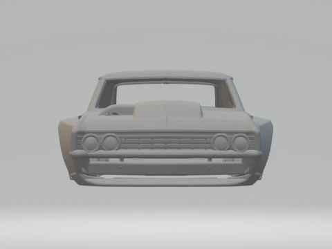Chevrolet chevelle custom 3D Print Model