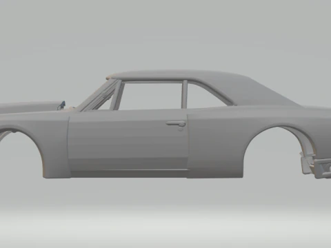 Chevrolet chevelle custom 3D Print Model