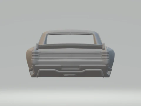 Chevrolet chevelle custom 3D Print Model