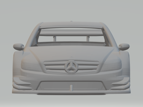 Mercedes c-class 2007 dtm 3D प्रिंट मॉडल
