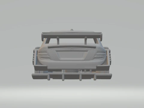 Mercedes c-class 2007 dtm 3D Print Model