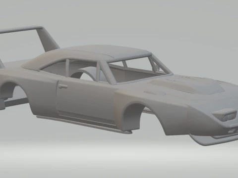 Dodge charger custom 3D Print Model