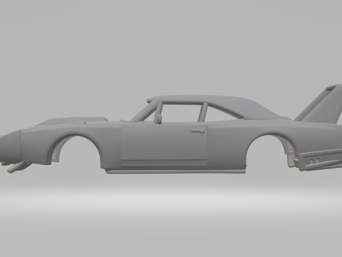 Dodge charger custom 3D Print Model