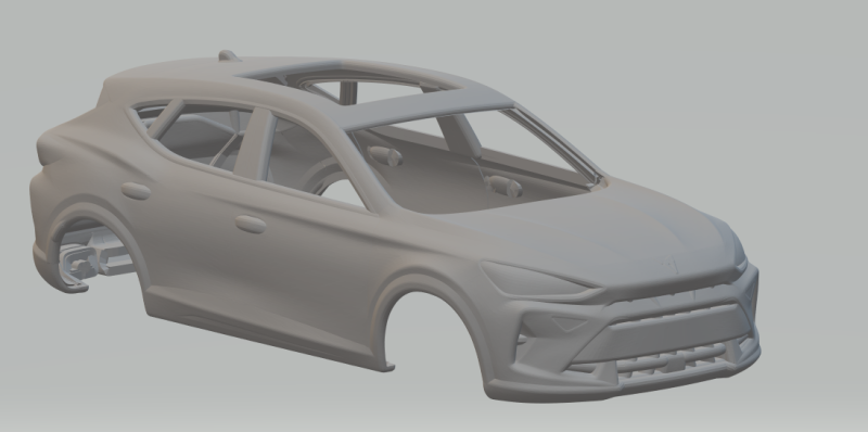 Cupra formentor 3D-Druckmodell .c4d .max .obj .3ds .fbx .stl .blend