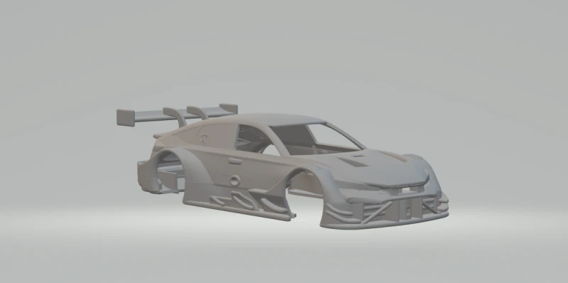 Honda civic gt500 3D Print Model .c4d .max .obj .3ds .fbx .stl .blend 