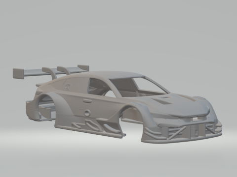 Honda civic gt500 3D Print Model