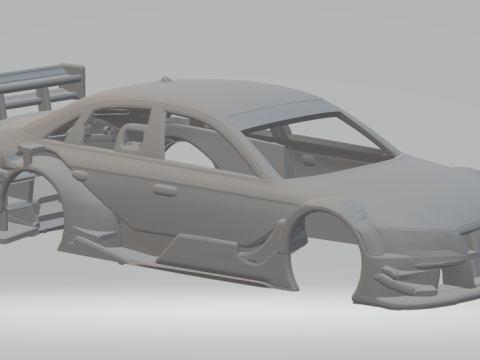 Audi a4 dtm 3D Print Model