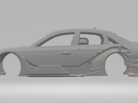 Audi a4 dtm 3D प्रिंट मॉडल