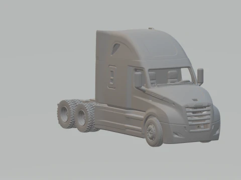 Грузовой лайнер Каскадия 3D Принт Модель