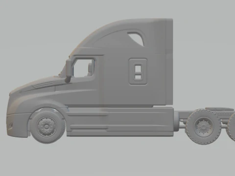 Грузовой лайнер Каскадия 3D Принт Модель