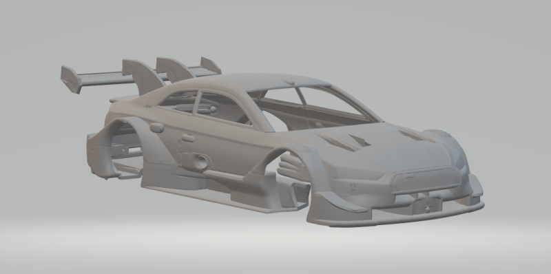 Audi s5 dtm 3D Print Model .c4d .max .obj .3ds .fbx .stl .blend