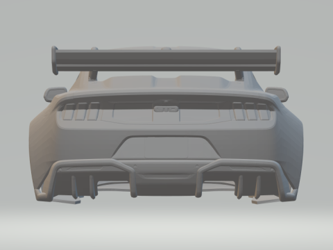 Mustang gtd 3D Druckmodell