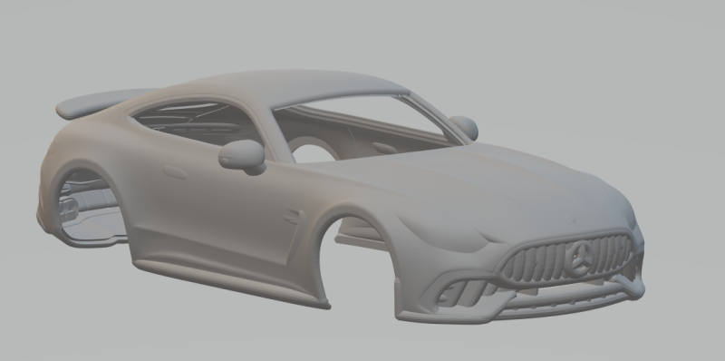 Mercedes amg gt 3D Print Model .c4d .max .obj .3ds .fbx .stl .blend