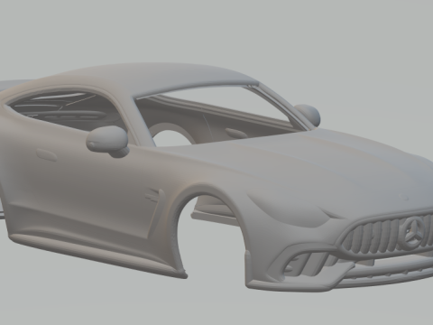 Mercedes amg gt Modelo de impresión 3D