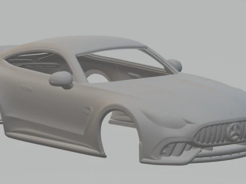 Mercedes amg gt 3D Print Model