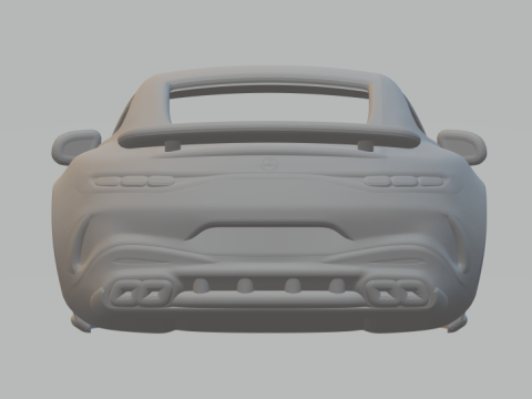 Mercedes amg gt 3D Print Model