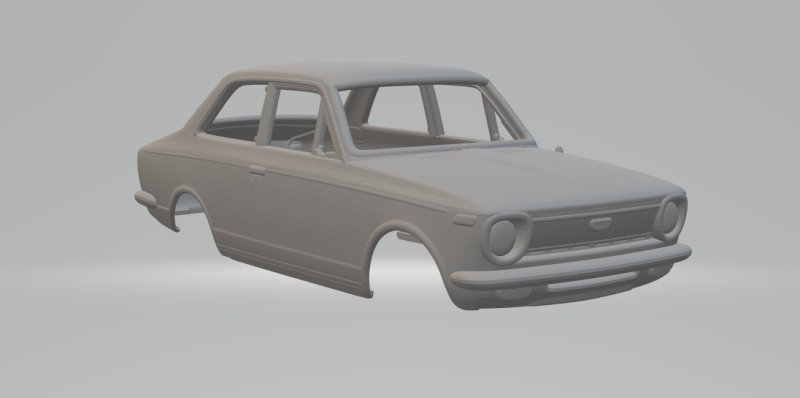 Toyota corolla 3D-Druckmodell .c4d .max .obj .3ds .fbx .stl .blend