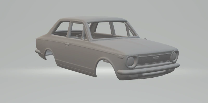 Toyota corolla 3D Print Model .c4d .max .obj .3ds .fbx .stl .blend 