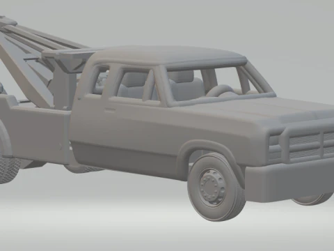 Dodge Ram Abschleppwagen 3D Druckmodell
