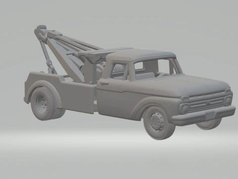 एफ सीरीज टो ट्रक 3D प्रिंट मॉडल