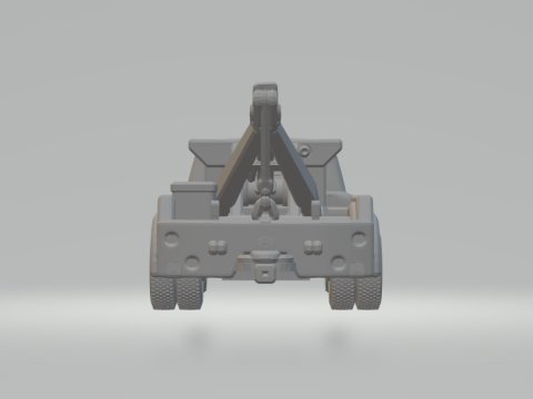 F series tow truck 3D Baskı Modeli