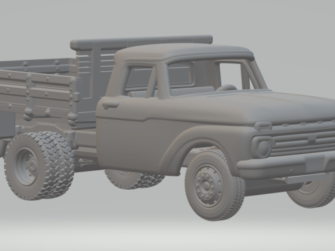 F series truck brazil 3Dプリントモデル