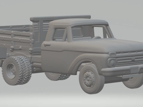 F-Serie LKW Brasilien 3D Druckmodell