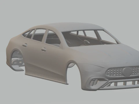Mercedes benz amg gt 4 doors 3D Print Model