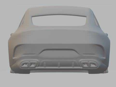 Mercedes benz amg gt 4 doors Modèles 3D en vedette