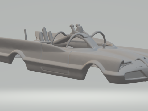 Batmobile Modèles 3D en vedette