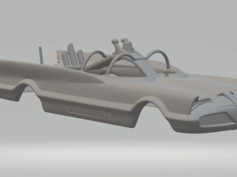 Бетмобіль 3D Принт Модель