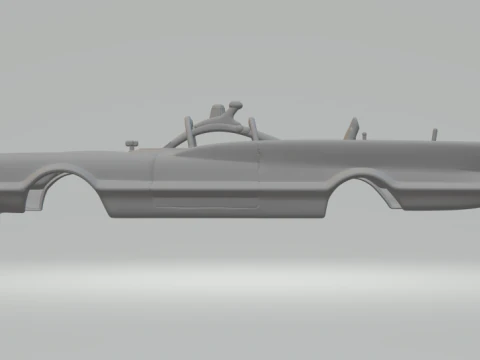 Batmobile 3D Print Model