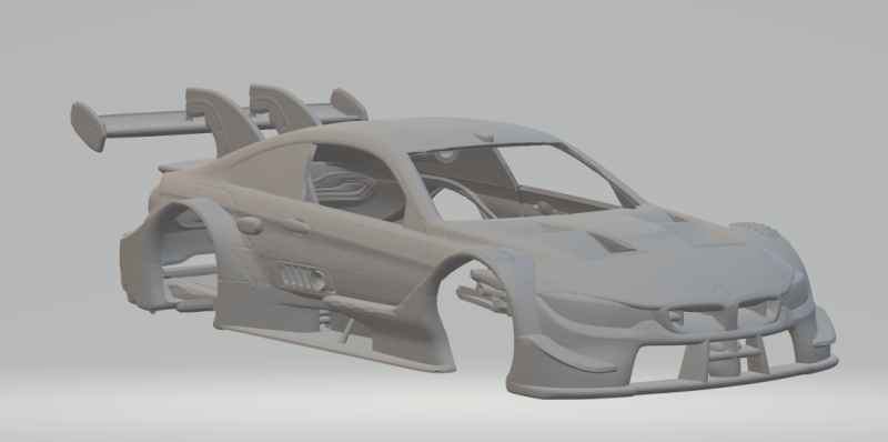 Dym car 3D Print Model .c4d .max .obj .3ds .fbx .stl .blend