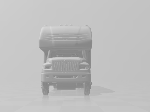 Iternational motorhome Model Cetak 3D