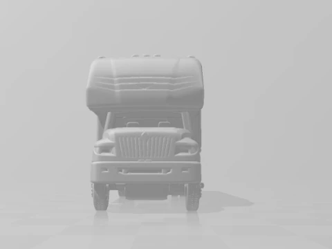 Iternational motorhome 3D Print Model