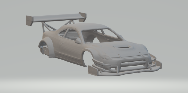 Toyota celica gt race car 3Dプリントモデル .c4d .max .obj .3ds .fbx .stl .blend