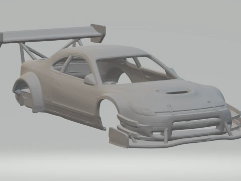 Toyota celica gt race car 3D Print Model