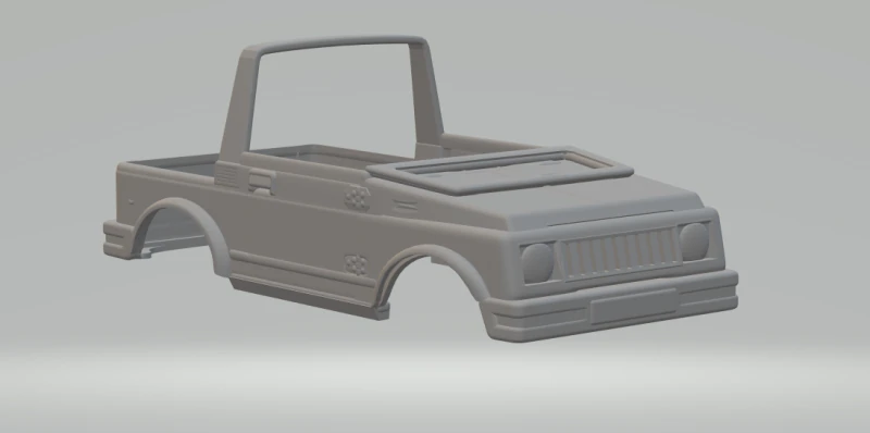 samurái suzuki Modelo de impresión 3D .c4d .max .obj .3ds .fbx .stl .blend