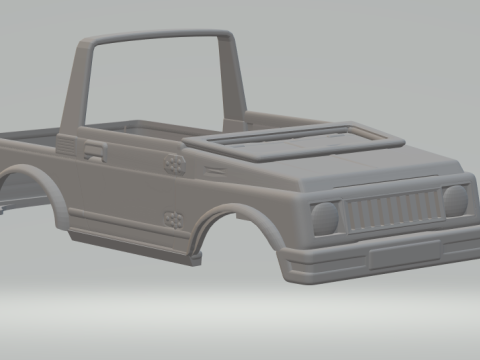 Suzuki samurai 3D-Druckmodell