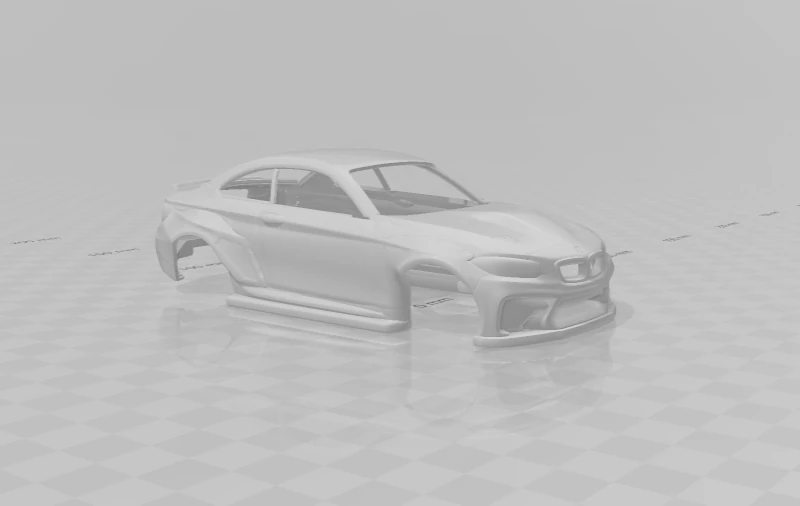 M2 drift car 3D Print Model .c4d .max .obj .3ds .fbx .stl .blend