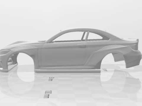 M2 drift car 3D Print Model