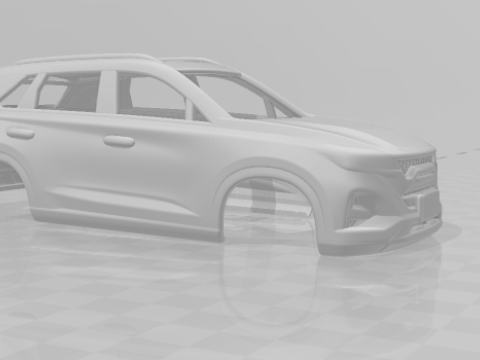Dogde journey 3D-printmodel