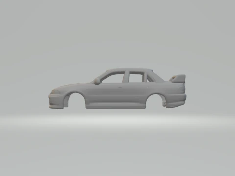 Mitsubishi lancer 3D Print Model