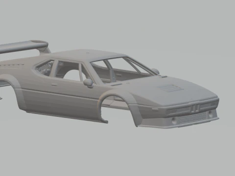 M1 race car 3D Print Model