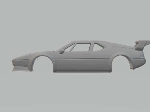 M1 race car Model Cetak 3D
