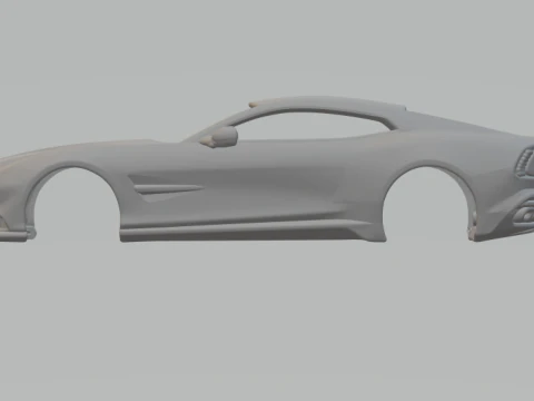 Aston Martin Vanquish 3D Print Model