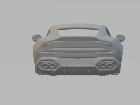 Aston Martin Vanquish 3D Print Model