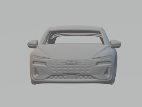 Audi a6 avant 3D प्रिंट मॉडल