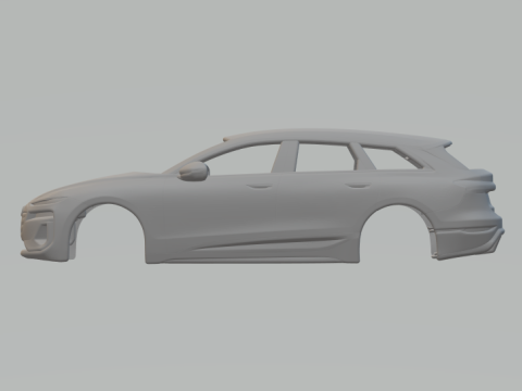 Audi a6 avant 3D प्रिंट मॉडल